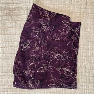 Stori. Floral Purple Leggings